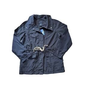 NWT - NAUTICA Lightweight full zip Windbreaker/Raincoat/Jacket, XL, Navy Blue